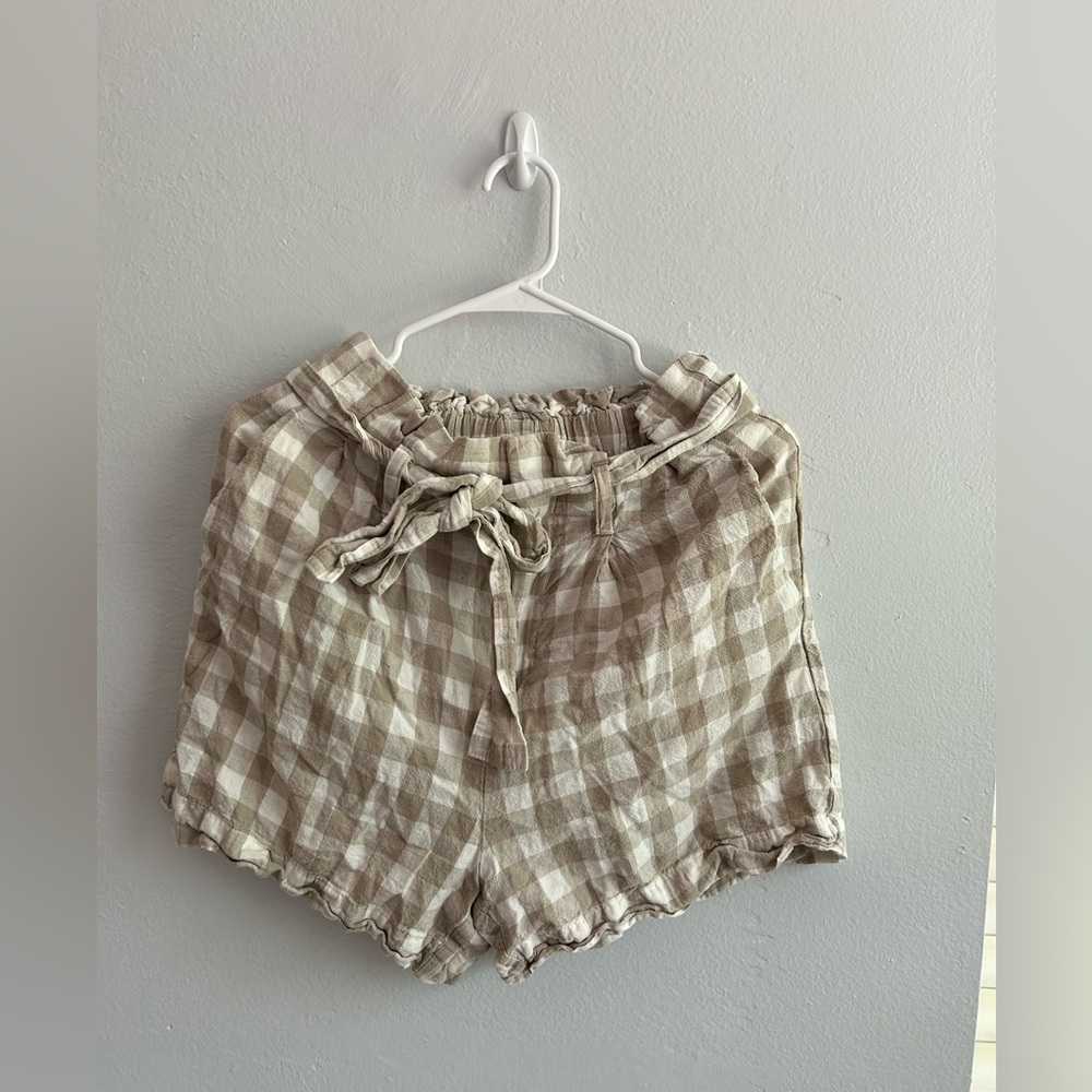 A New Day Women’s Short Paperbag High Rize Light Brown Size S